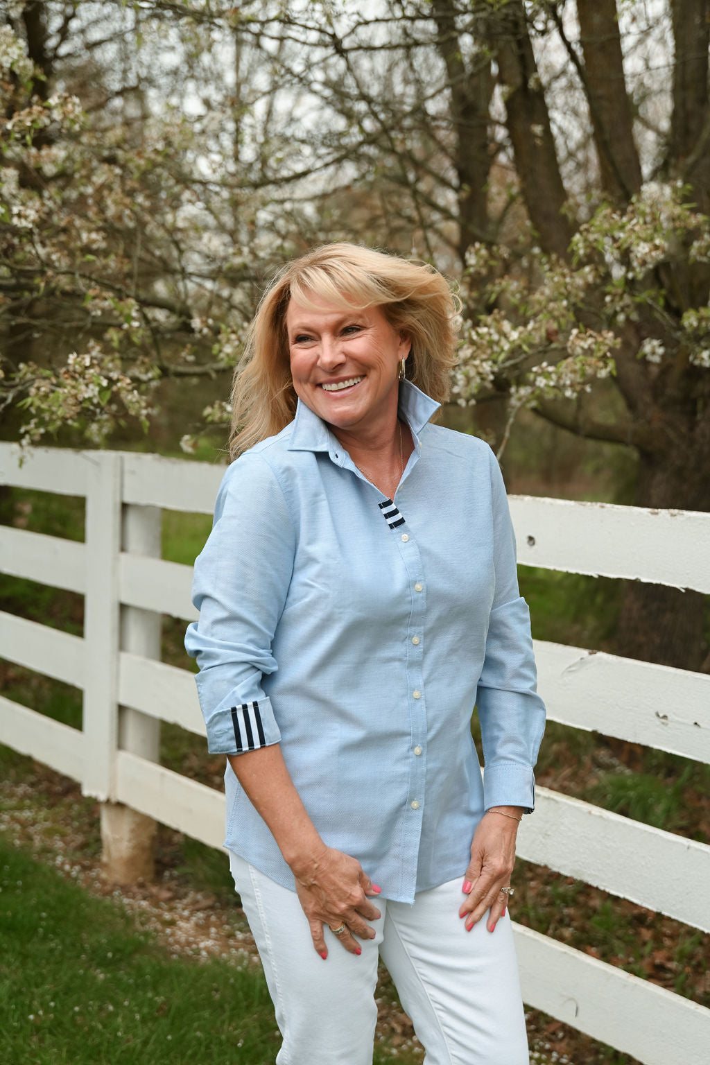 Casie2 Blue Oxford Shirt (Casie2 27) XXXL(24-26) Casie2 Blue Oxford Shirt (Casie2 27) XXXL(24-26)