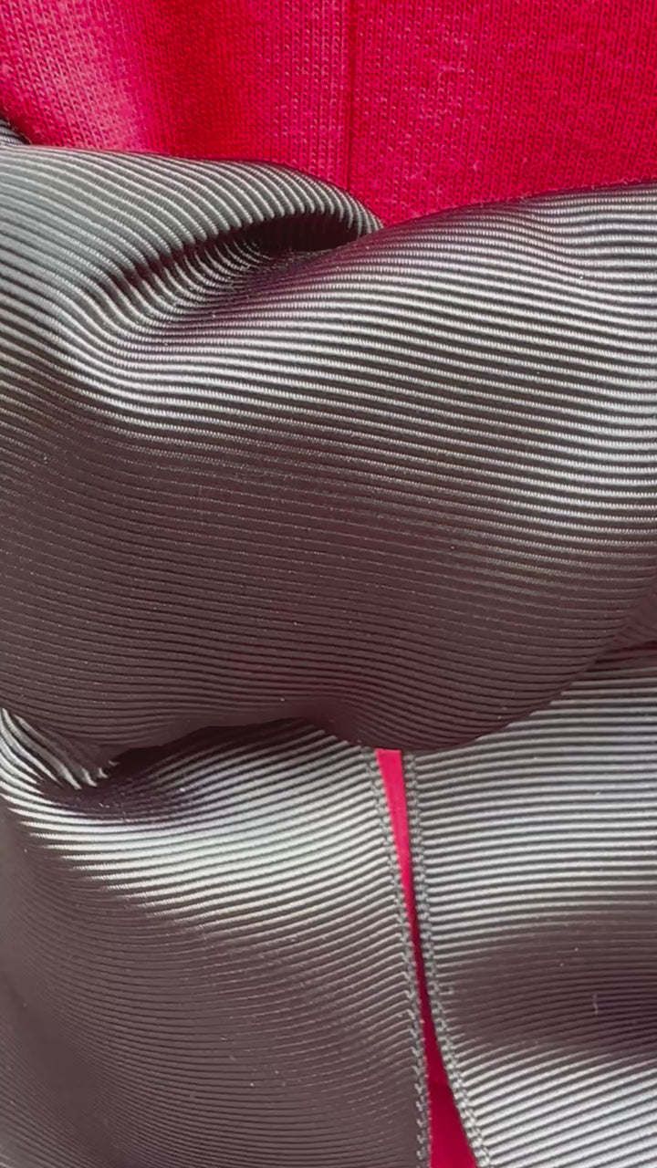 Naomi Holiday Bow Blazer - Red w Black Ribbon (Naomi06)