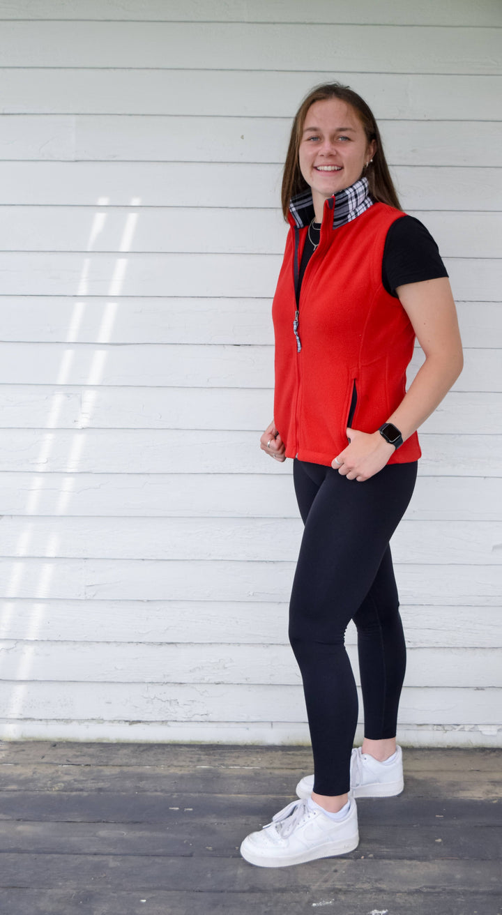 SALE - XL & 2XL ONLY - Marsha Fleece Vest (FV04) *FINAL SALE*