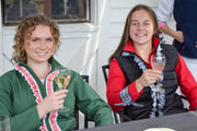 Sailor Soft Shell Jacket - Green w Pink, Green & White Stripe Ribbon (SLR10)