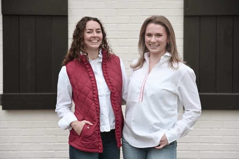 Maggie May Quilted Ruffle Vest - Maroon w Maroon Ribbon (MMQ11)