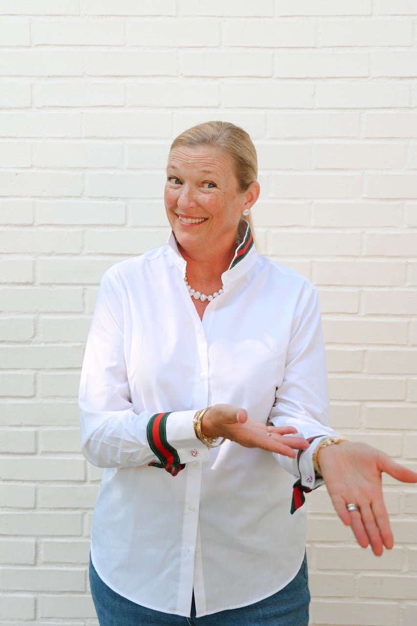 Audrey Ribbon French Cuff Shirt (RFC43)