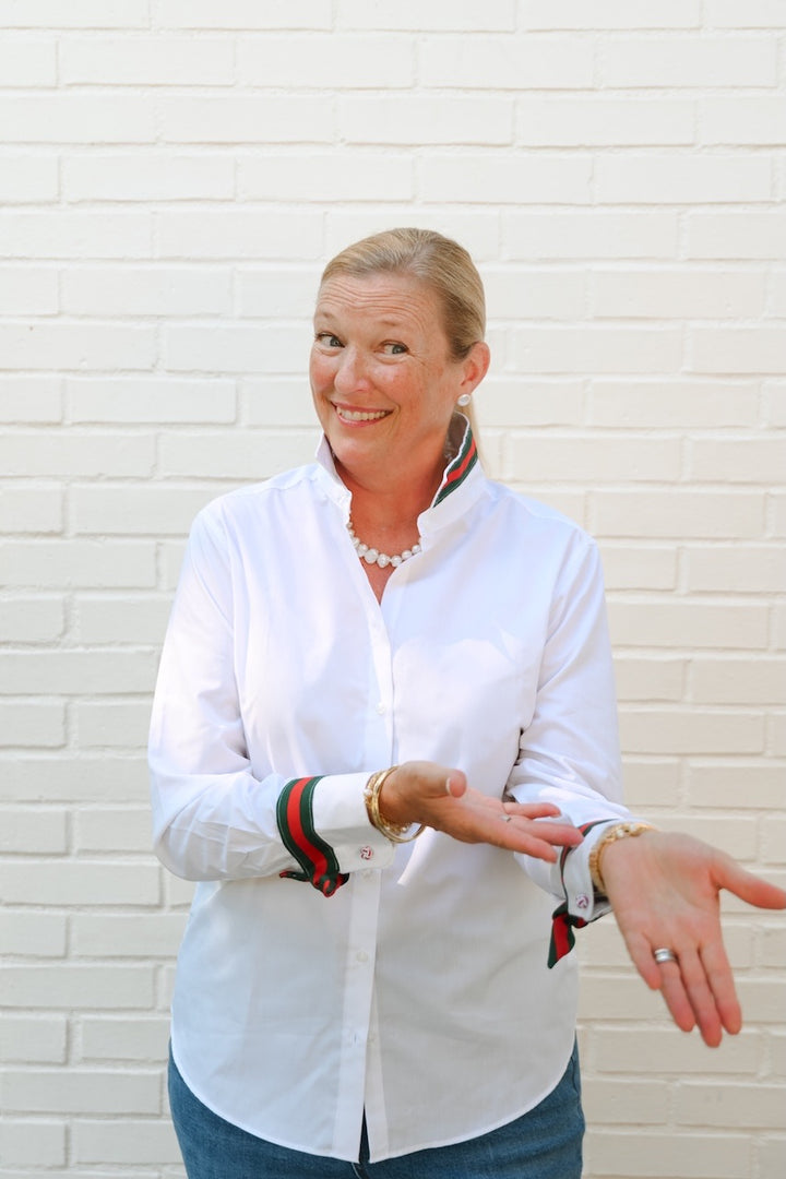 Audrey Ribbon French Cuff Shirt (RFC43)
