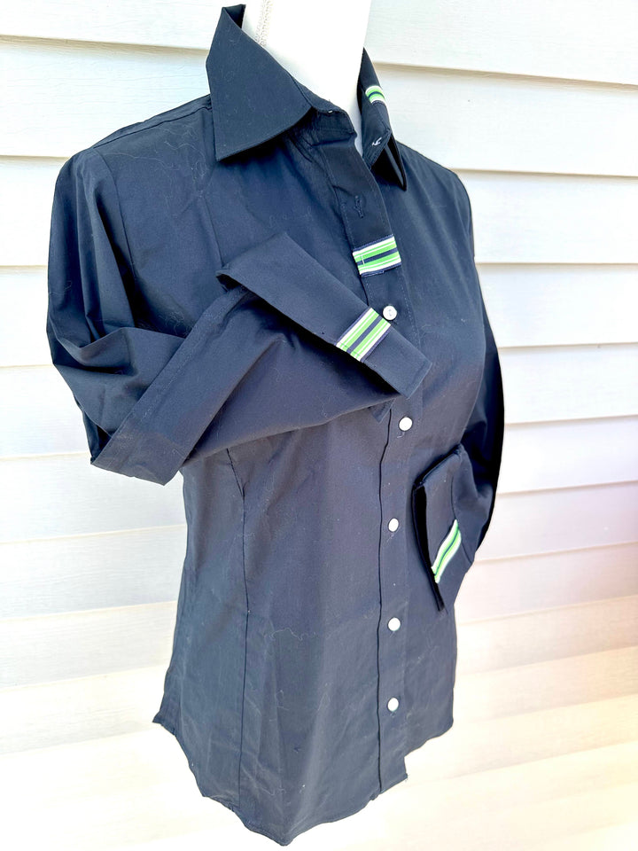 SALE - M ONLY - Sweet Caroline 3/4 Sleeve Ribbon Shirt (SC03) *FINAL SALE*
