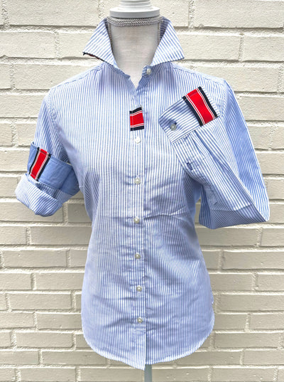 Casie2 Banker Stripe Oxford Shirt (Casie2 22)