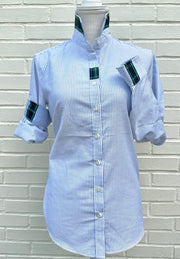 Casie2 Banker Stripe Oxford Shirt (Casie2 16)