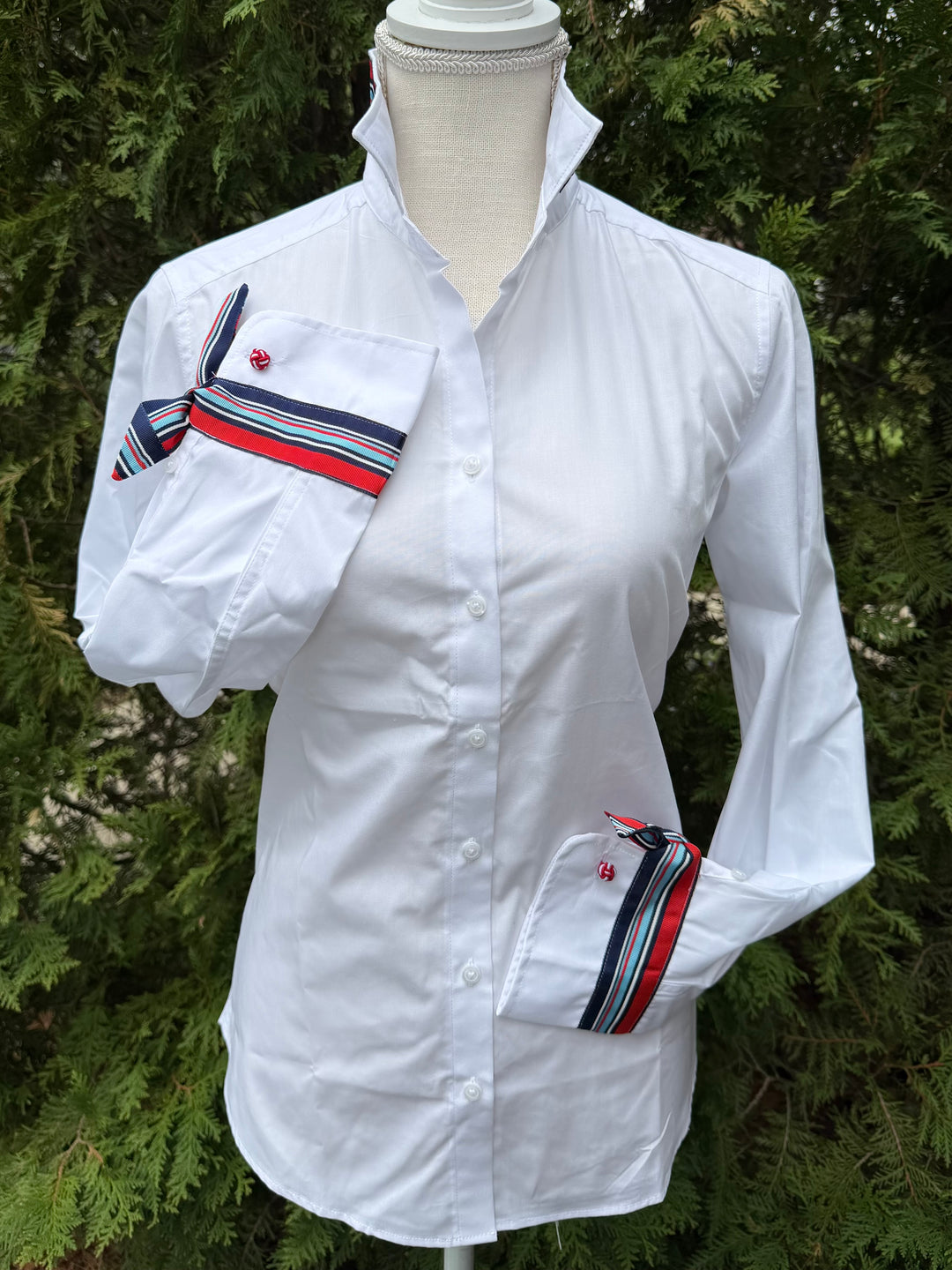 Audrey Ribbon French Cuff Shirt (4th RFC01)