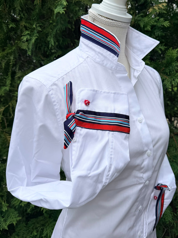Audrey Ribbon French Cuff Shirt (4th RFC01)