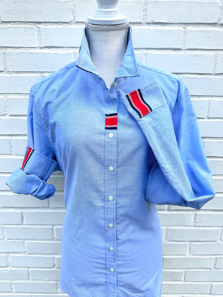 Casie2 Blue Oxford Shirt (Casie2 29)