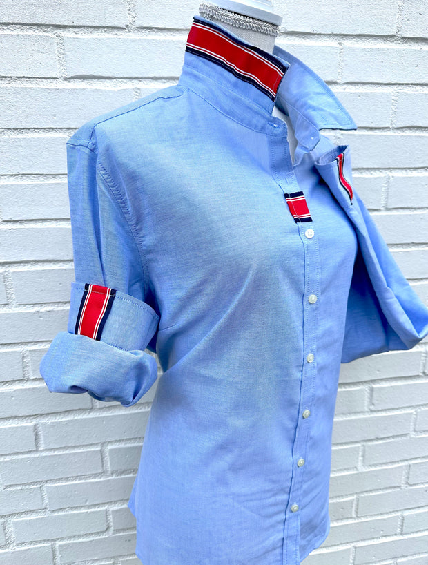 Casie2 Blue Oxford Shirt (Casie2 29)