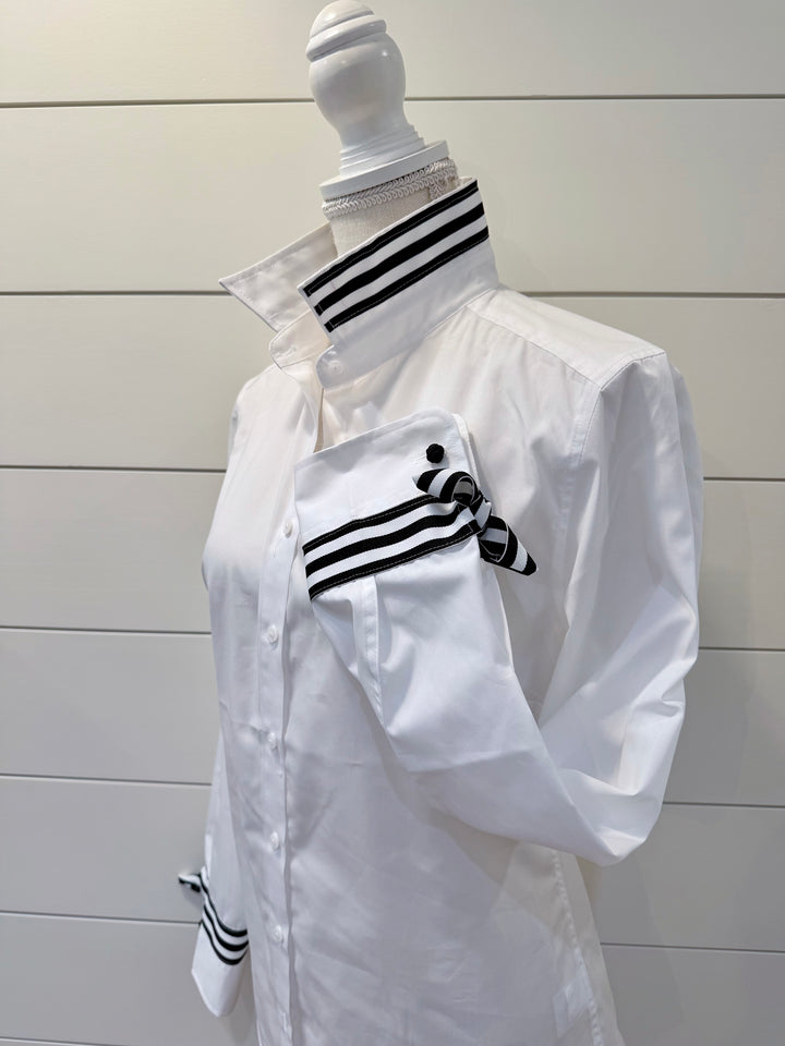 Audrey Ribbon French Cuff Shirt (RFC52)