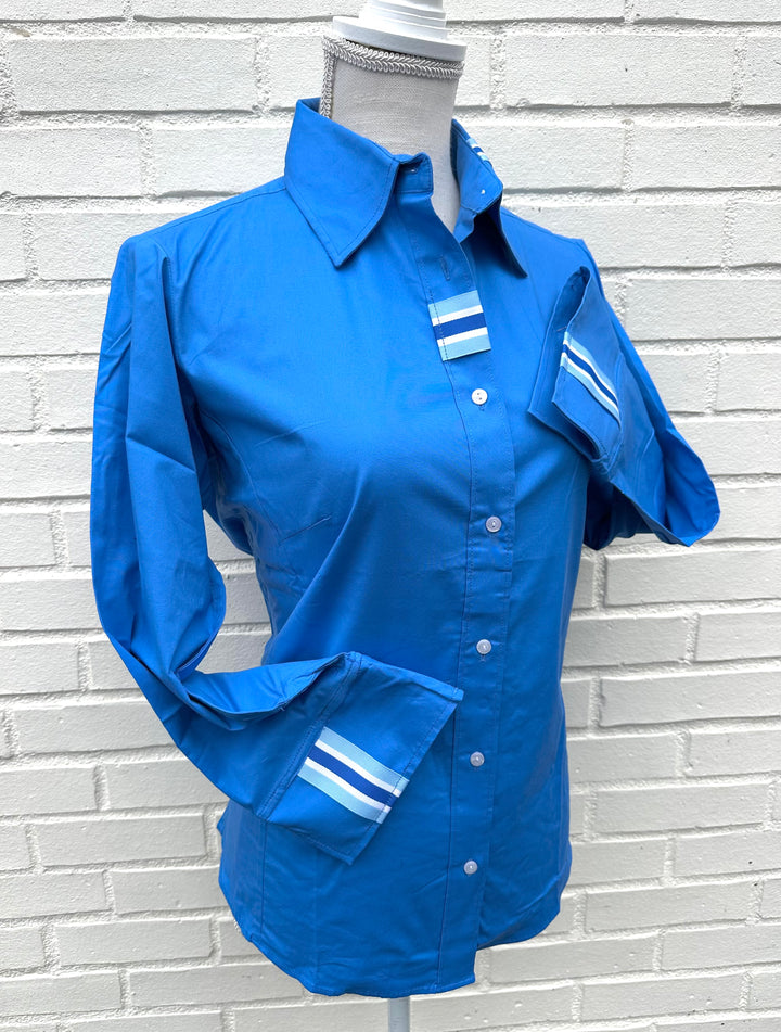 SALE - M ONLY - Sweet Caroline 3/4 Sleeve Ribbon Shirt (SC06) *FINAL SALE*