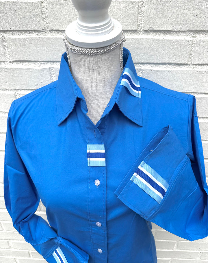 SALE - M ONLY - Sweet Caroline 3/4 Sleeve Ribbon Shirt (SC06) *FINAL SALE*