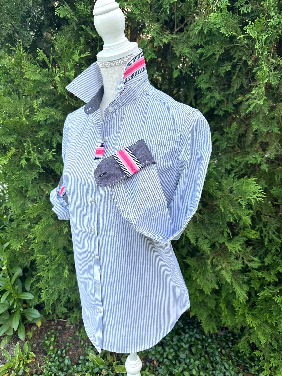 Casie2 Banker Stripe Oxford Shirt (Casie2 41)