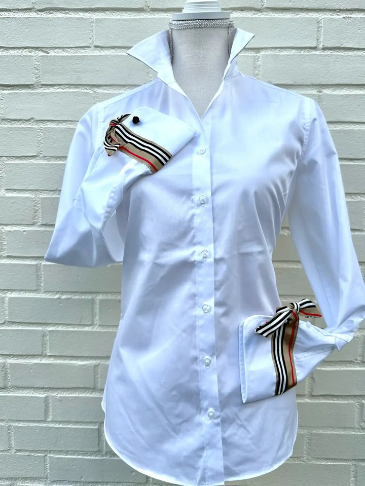 Audrey Ribbon French Cuff Shirt (RFC28)