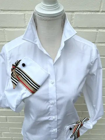 Audrey Ribbon French Cuff Shirt (RFC28)