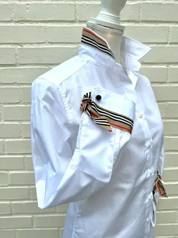 Audrey Ribbon French Cuff Shirt (RFC28)