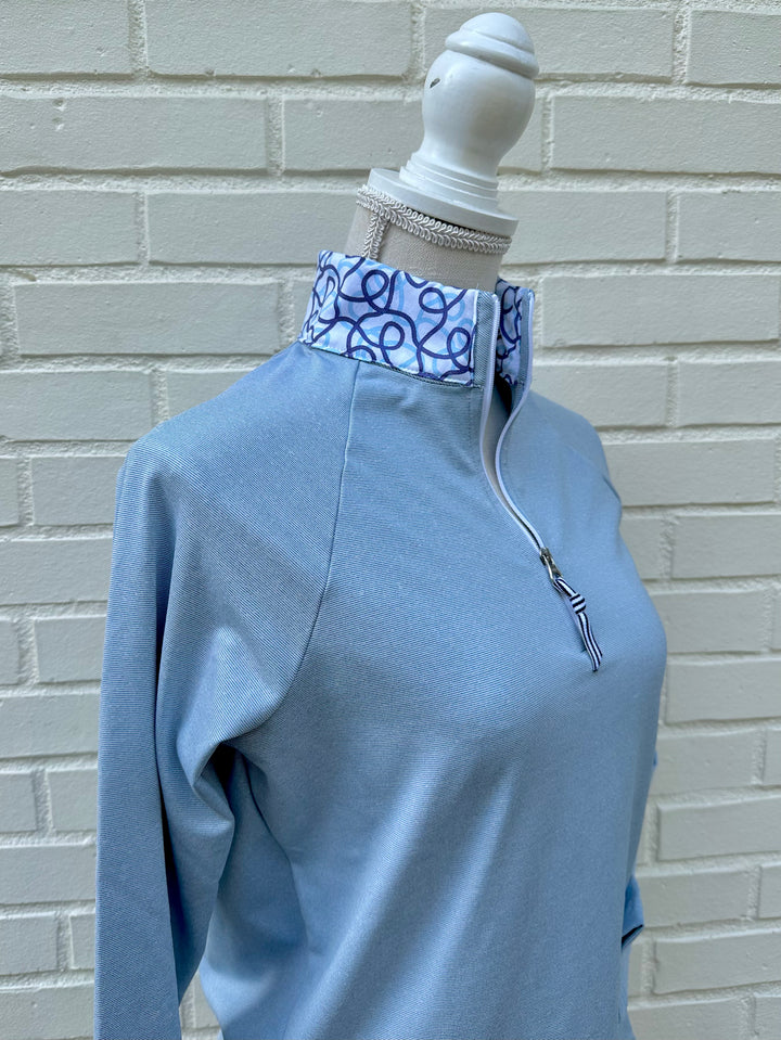 SALE - 3XL ONLY - Janet 1/4 Zip Pullover w SPF 40 (SPF03) *FINAL SALE*