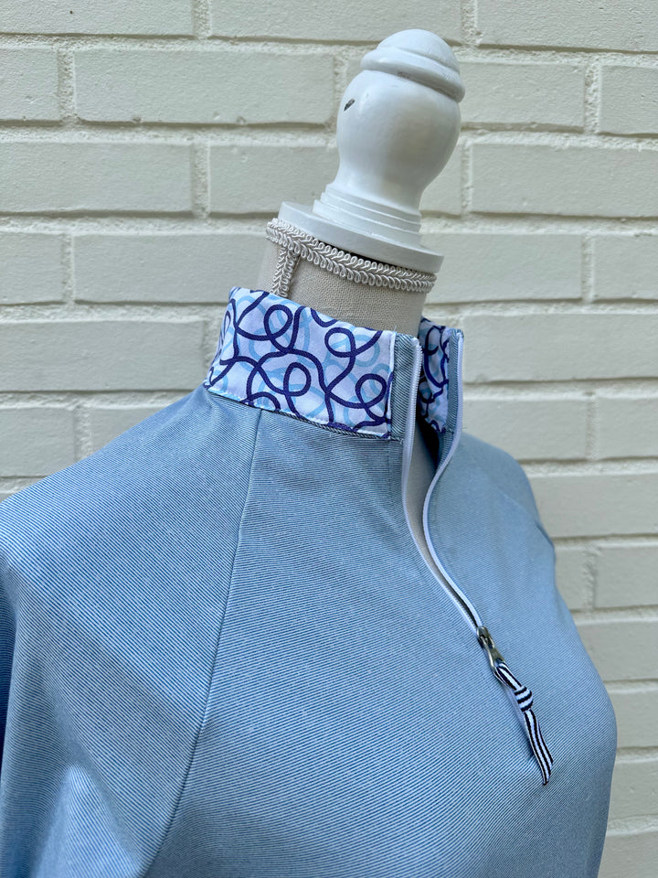 SALE - 3XL ONLY - Janet 1/4 Zip Pullover w SPF 40 (SPF03) *FINAL SALE*