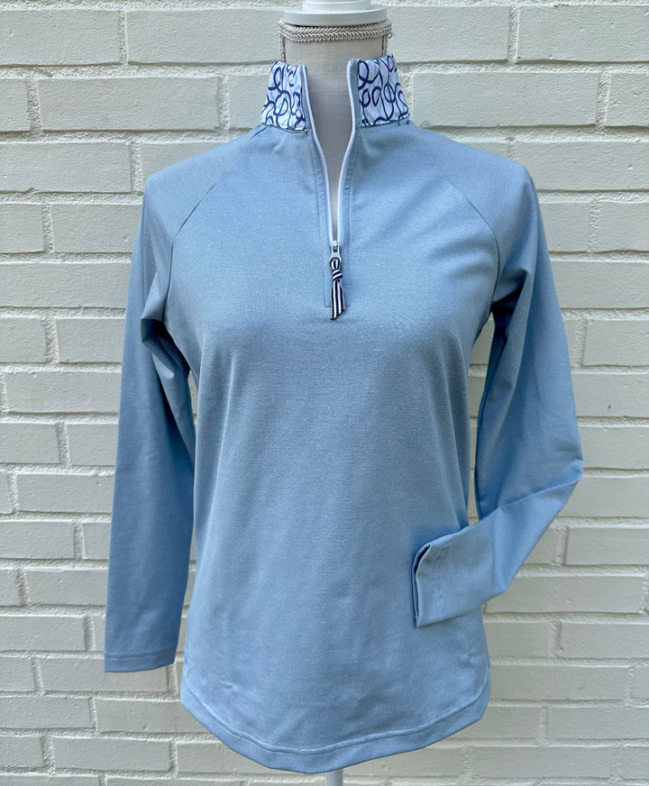 SALE - 3XL ONLY - Janet 1/4 Zip Pullover w SPF 40 (SPF03) *FINAL SALE*