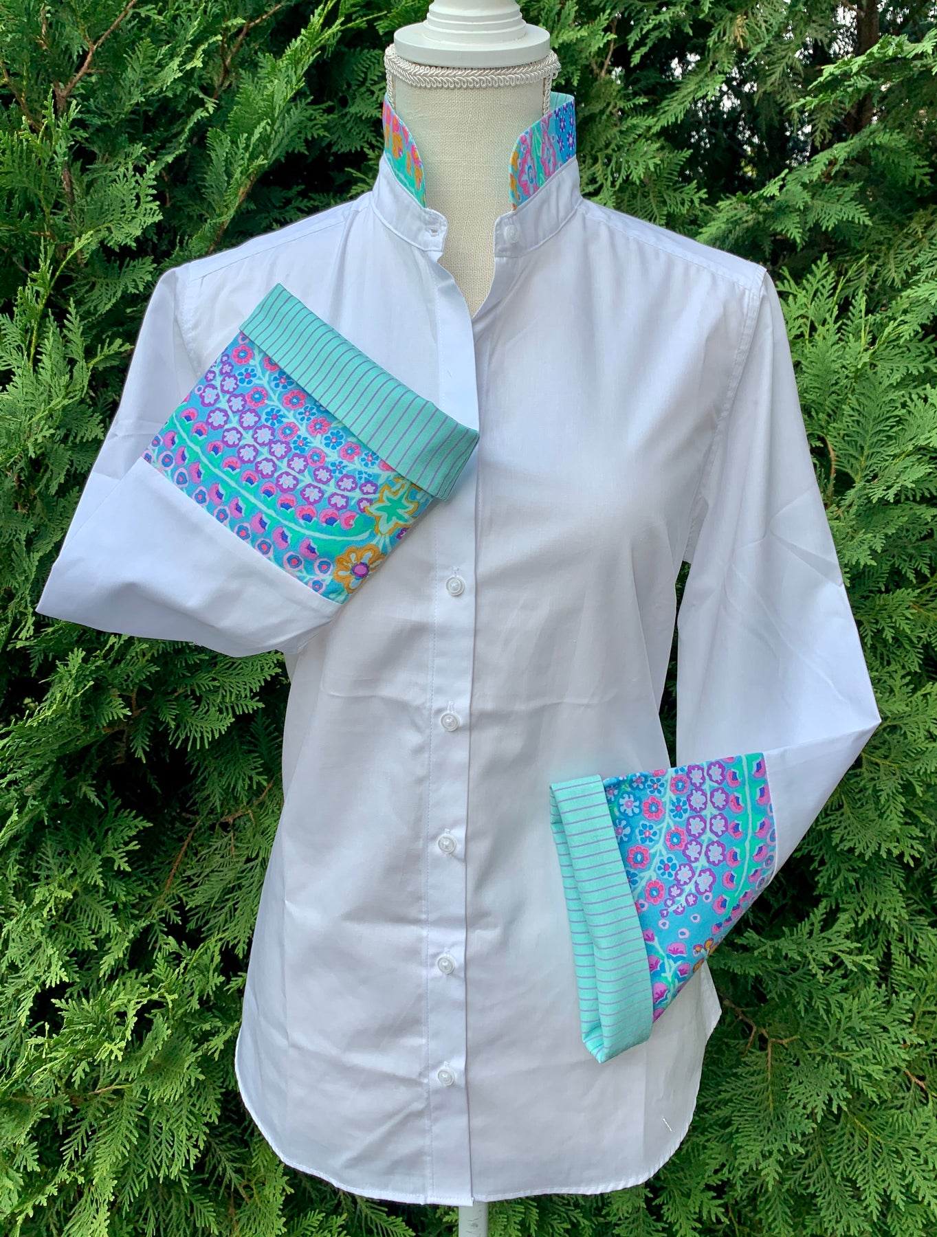 The Bell Sleeve Shirt Pearly Vine