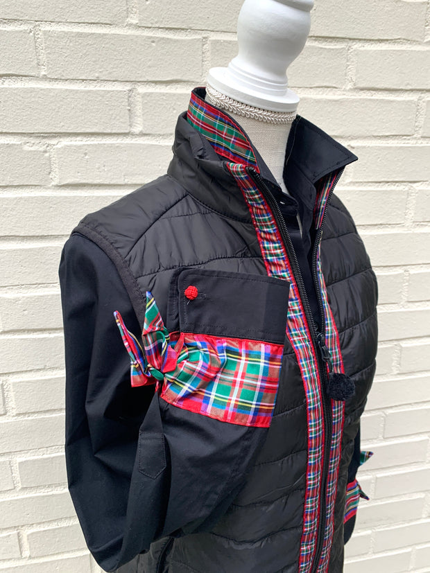 SALE - Maggie May Ribbon Puffer Vest (PF19) *FINAL SALE*