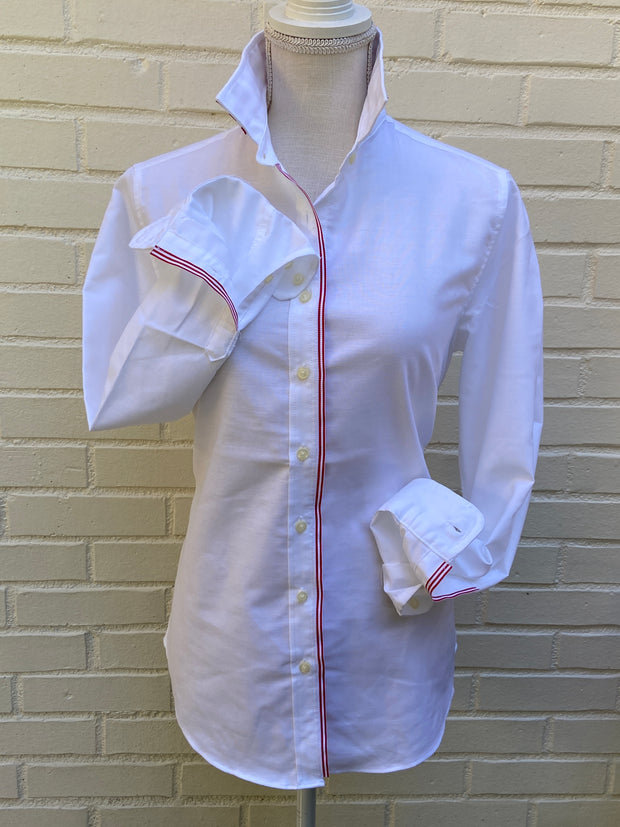 Casie Striped Ribbon Oxford Shirt (Casie 05)
