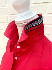 SALE - S, XL ONLY - Ann 3/4 Sleeve Ribbon Tie Shirt (Ann09) *FINAL SALE*
