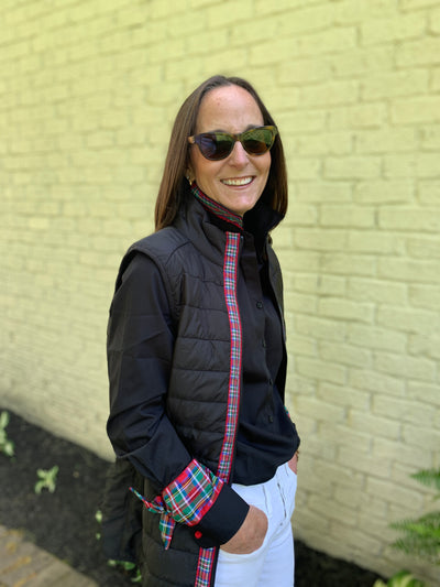 SALE - Maggie May Ribbon Puffer Vest (PF19) *FINAL SALE*