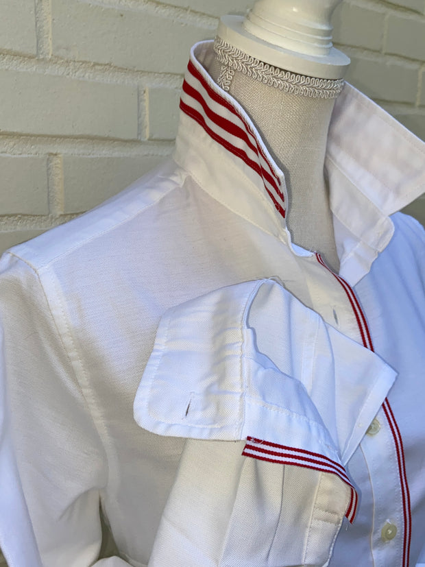 Casie Striped Ribbon Oxford Shirt (Casie 05)
