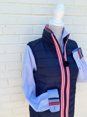 Casie2 Banker Stripe Oxford Shirt (Casie2 05)
