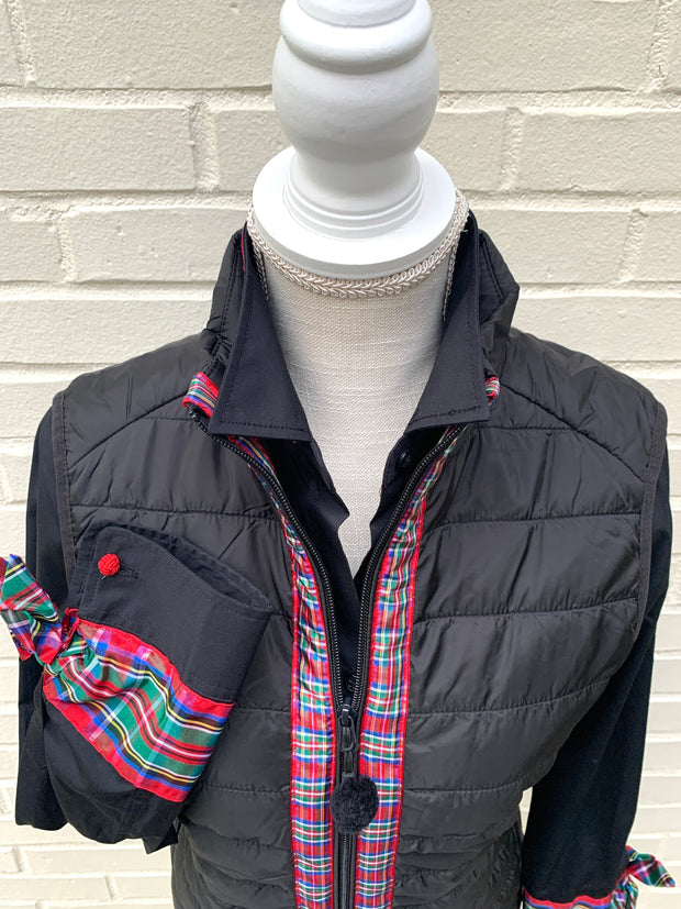 SALE - Maggie May Ribbon Puffer Vest (PF19) *FINAL SALE*
