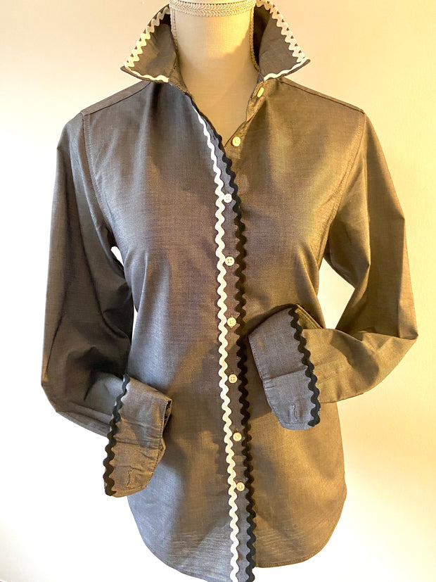 Charlotte Ric Rac Oxford Shirt (CLT01)
