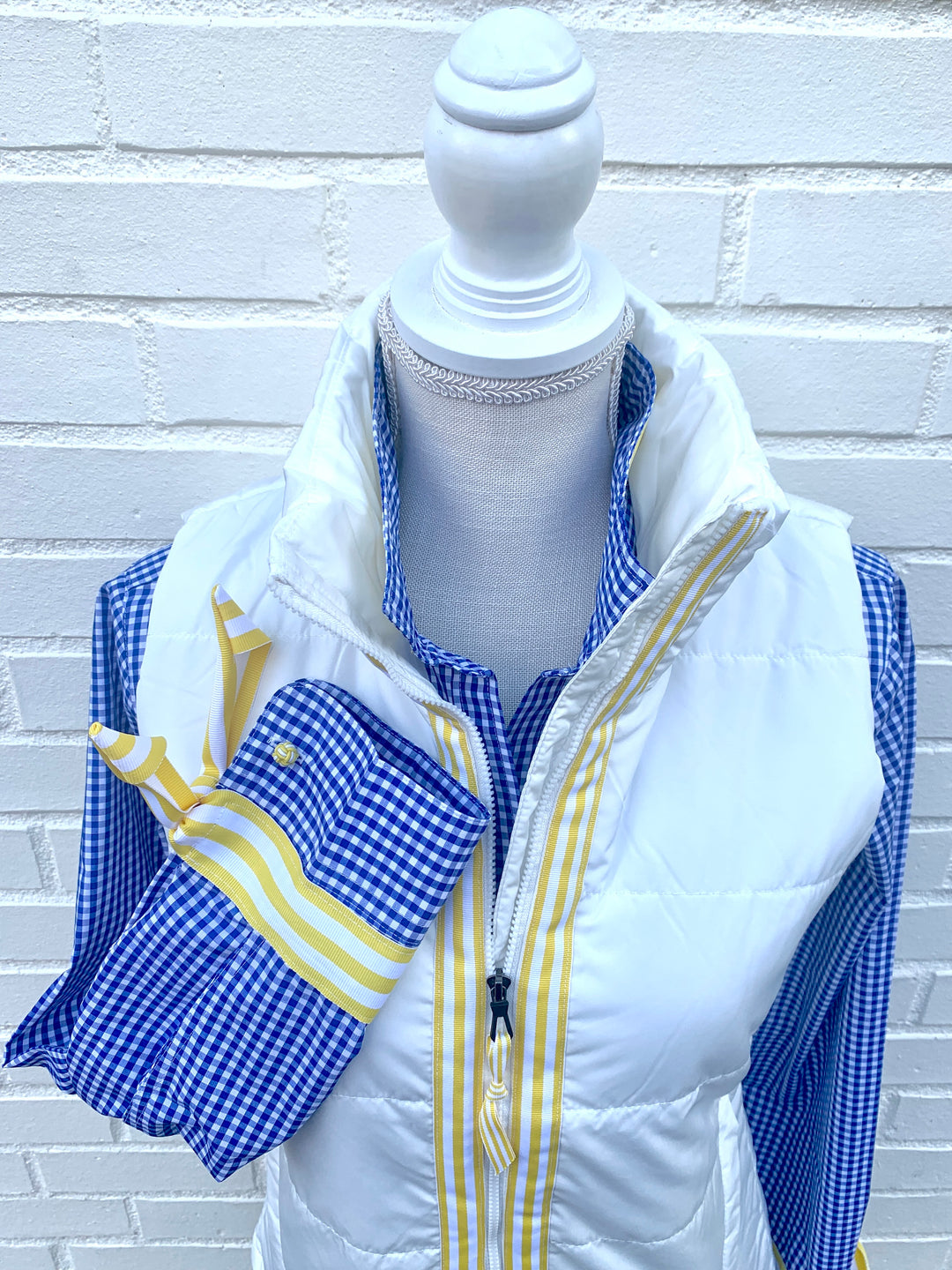 Maggie May Ribbon Puffer Vest (PF30)