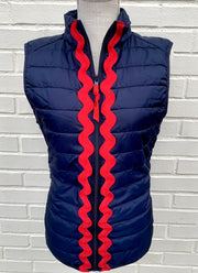 Maggie May Jumbo Ric Rac Puffer Vest (PF23)