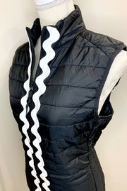 SALE - M ONLY - Maggie May Jumbo Ric Rac Puffer Vest (PF24) *FINAL SALE*