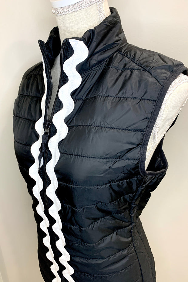 SALE - M ONLY - Maggie May Jumbo Ric Rac Puffer Vest (PF24) *FINAL SALE*