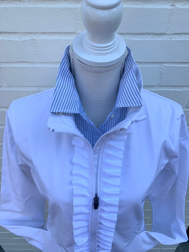 Sailor Soft Shell Jacket - White w White Ribbon (SLR02)