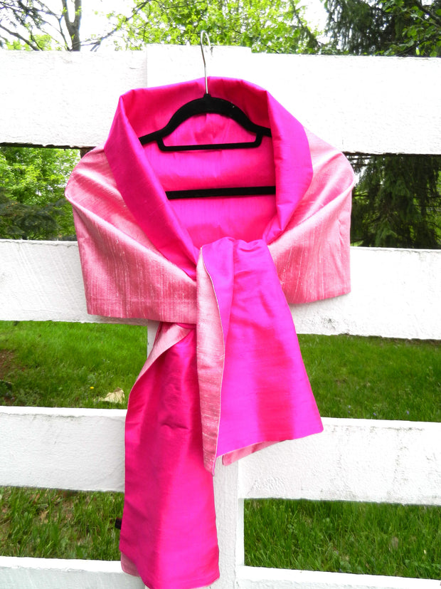 Silk Wrap in Pink with Blush (LW34)