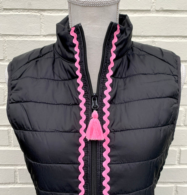 Maggie May Ric Rac Puffer Vest (PF05)
