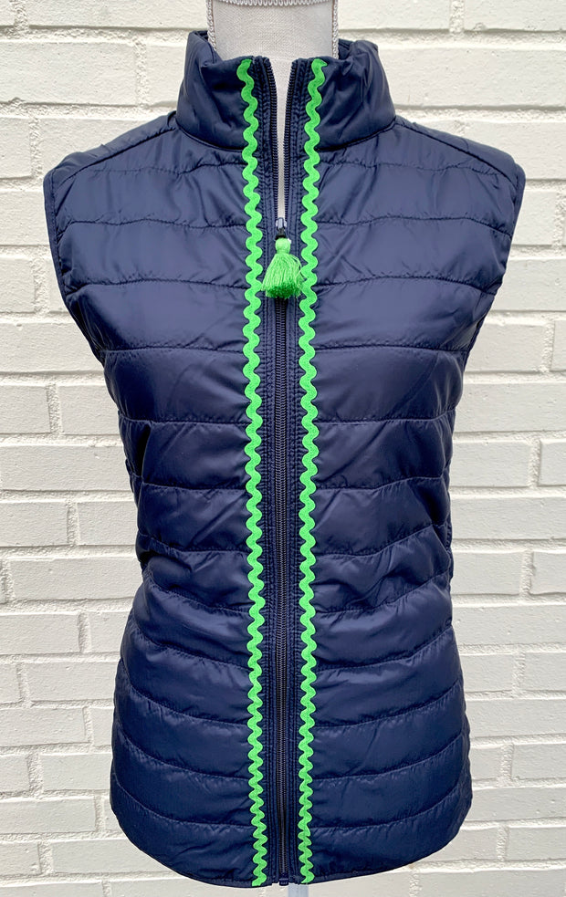 Maggie May Ric Rac Puffer Vest (PF07)