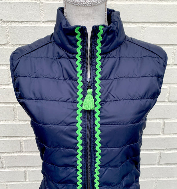 Maggie May Ric Rac Puffer Vest (PF07)