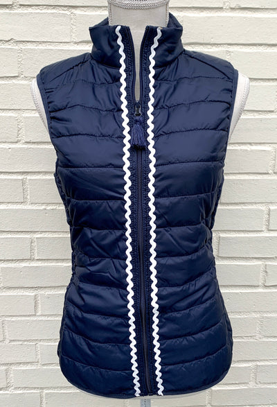 Maggie May Ric Rac Puffer Vest (PF08)