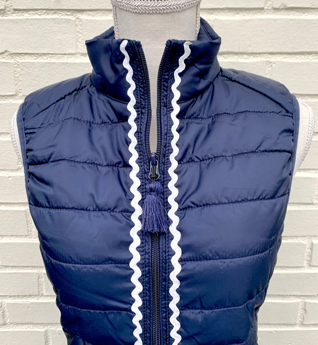 Maggie May Ric Rac Puffer Vest (PF08)