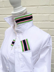 Sandy Popover Stripe Ribbon Tunic (TP13)