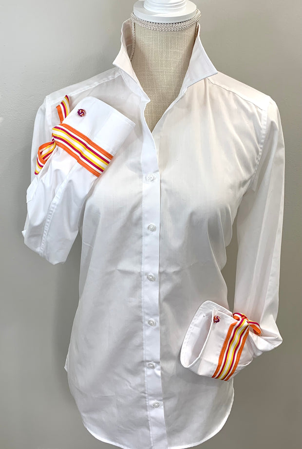 Audrey Ribbon French Cuff Shirt (RFC20)