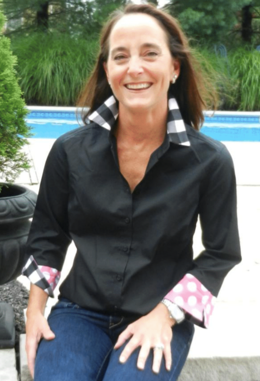 SALE XS ONLY - Elizabeth 3/4 Sleeve Black w Black Check & Pink Polka Dots (L34S33)  **FINAL SALE**