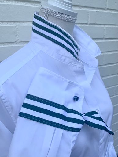SALE XS ONLY - Audrey Ribbon French Cuff Shirt (RFC07)  **FINAL SALE**