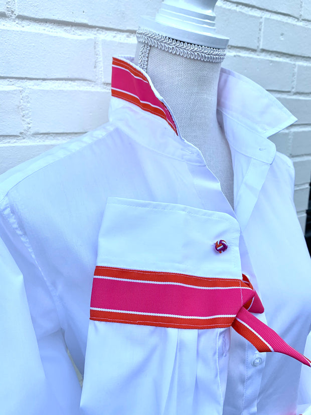 Audrey Ribbon French Cuff Shirt (RFC03)