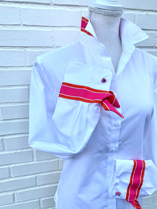 Audrey Ribbon French Cuff Shirt (RFC03)